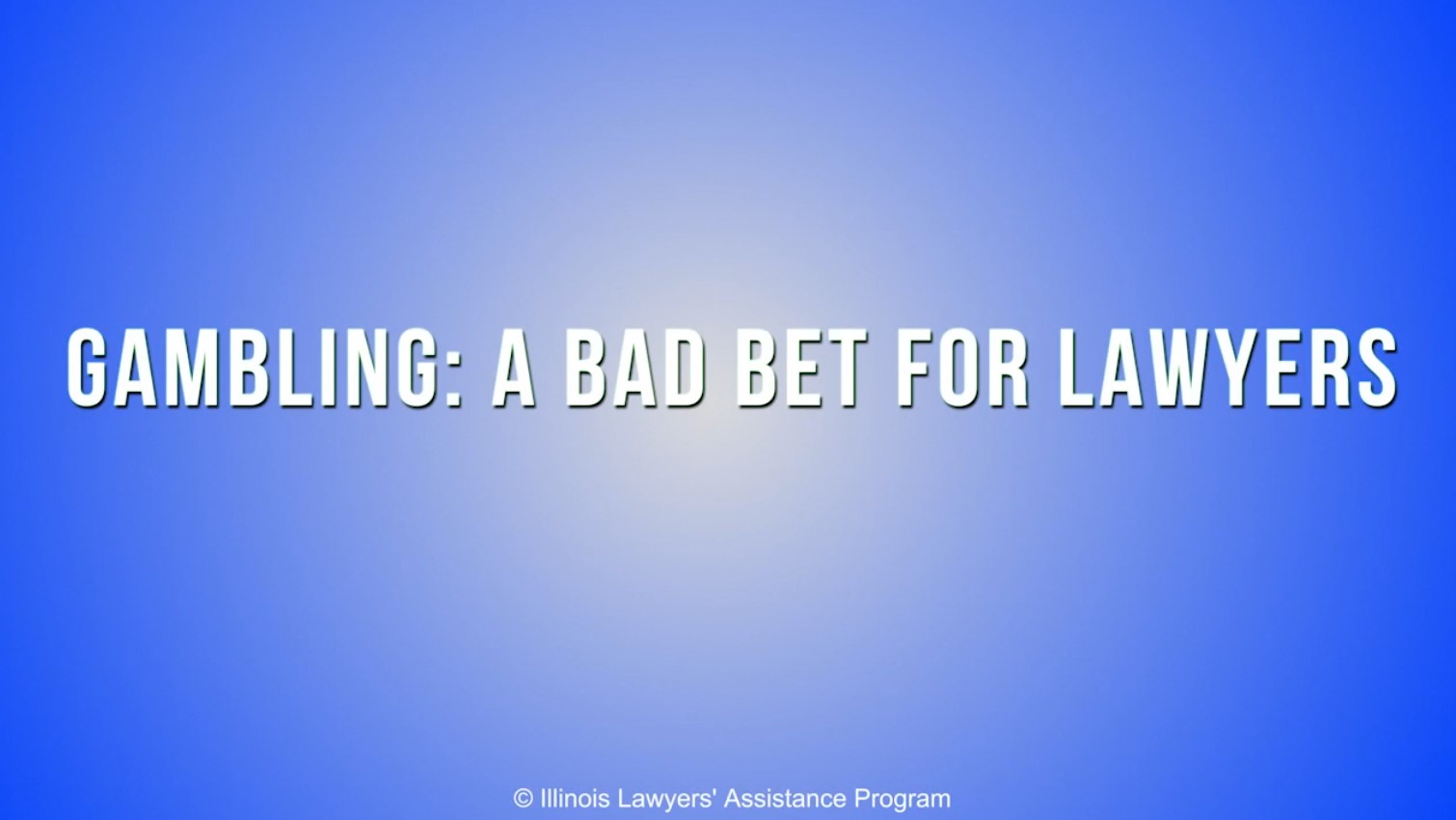 Compulsive Gambling A Bad Bet for Lawyers Illinois Lawyers