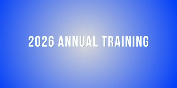 2026 Annual Training. Thumbnail